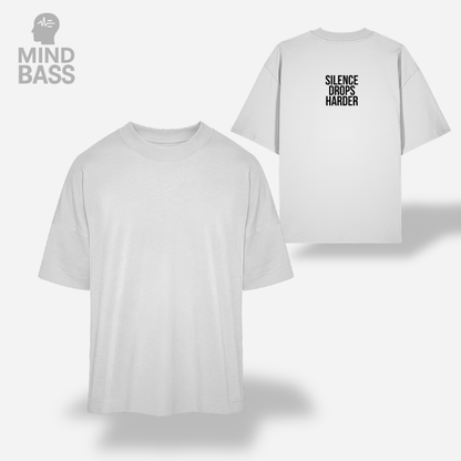 SILENCE DROPS OVERSIZE TEE WHITE
